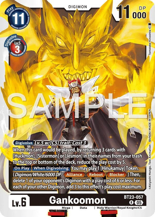 Image for Gankoomon (BT23-057 R) - Digimon Card Game