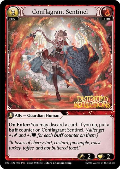 Conflagrant Sentinel (#090) (Promotional Cards) Near Mint Foil