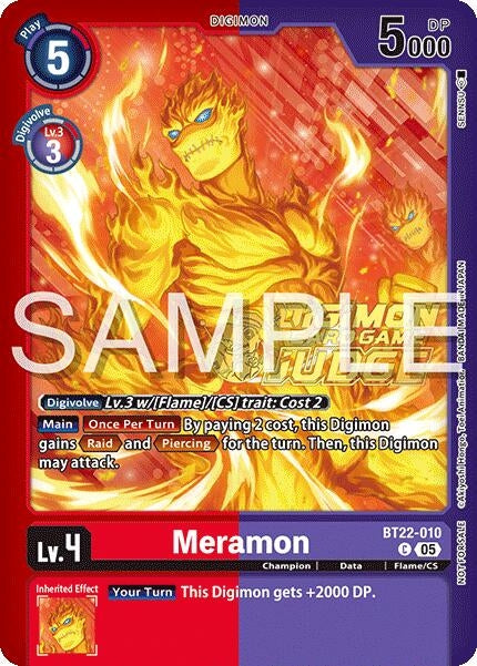 Image for Meramon (Judge Pack 2025 Wave 2) (BT22-010 C) - Digimon Card Game