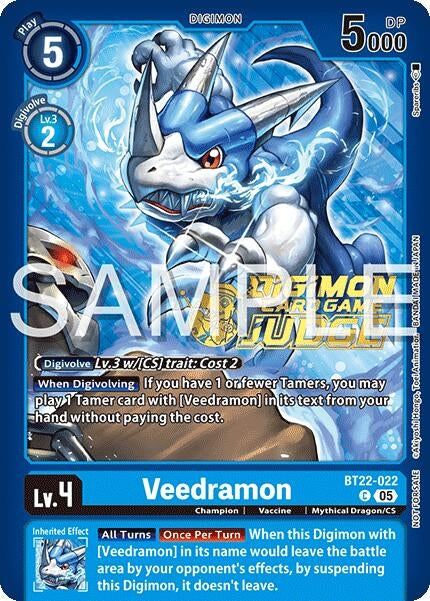 Image for Veedramon (Judge Pack 2025 Wave 2) (BT22-022 C) - Digimon Card Game