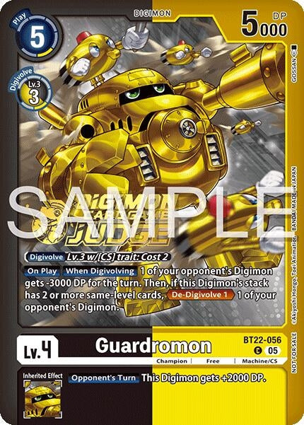 Image for Guardromon (Judge Pack 2025 Wave 2) (BT22-056 C) - Digimon Card Game