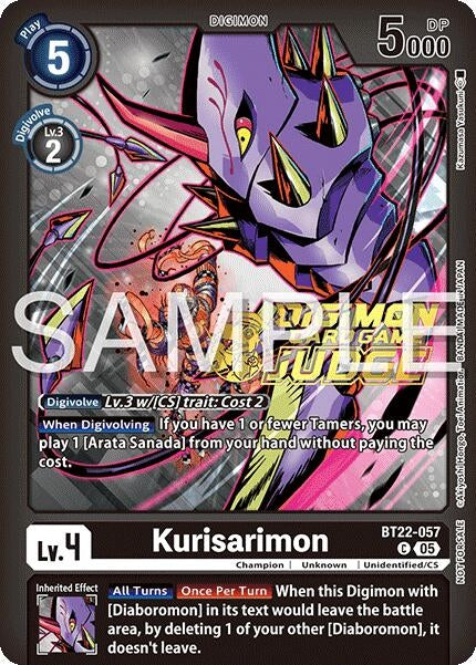 Image for Kurisarimon (Judge Pack 2025 Wave 2) (BT22-057 C) - Digimon Card Game