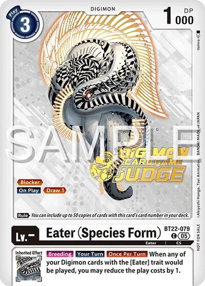 Eater Species Form Judge Pack 2025 Wave 2 (#BT22-079 C) (Cyber Eden)