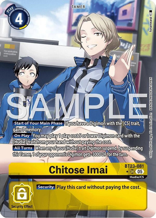Image for Chitose Imai (Alternate Art) (BT23-081 SR) - Digimon Card Game
