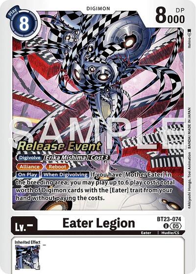 Eater Legion (#BT23-074 U) (Hackers' Slumber Release Event Cards)