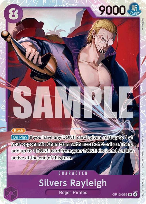 Silvers Rayleigh (#OP13-066) (Carrying On His Will) Near Mint Foil