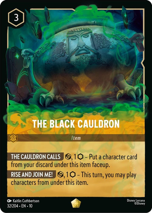 The Black Cauldron (#32/204) (Whispers in the Well)