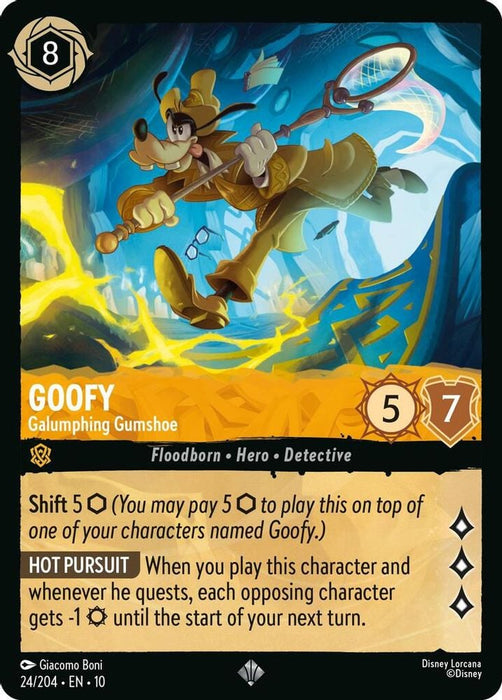 Goofy - Galumphing Gumshoe (#24/204) (Whispers in the Well) Near Mint