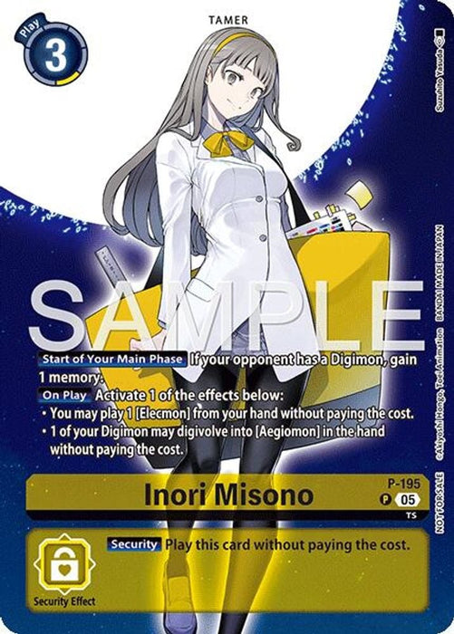 Inori Misono (Digimon Story: Time Stranger Promo Pack) (#P-195 P) (Digimon Promotion Cards)
