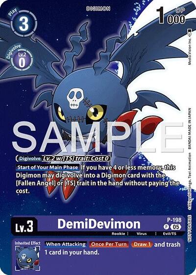 DemiDevimon (Digimon Story: Time Stranger Promo Pack) (#P - 198) (Digimon Promotion Cards)