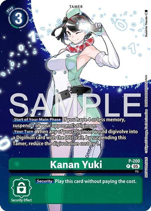 Kanan Yuki (Digimon Story: Time Stranger Promo Pack) (#P - 200) (Digimon Promotion Cards)