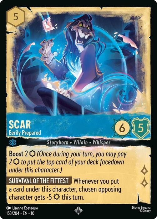 Scar - Eerily Prepared (#153/204) (Whispers in the Well) Near Mint