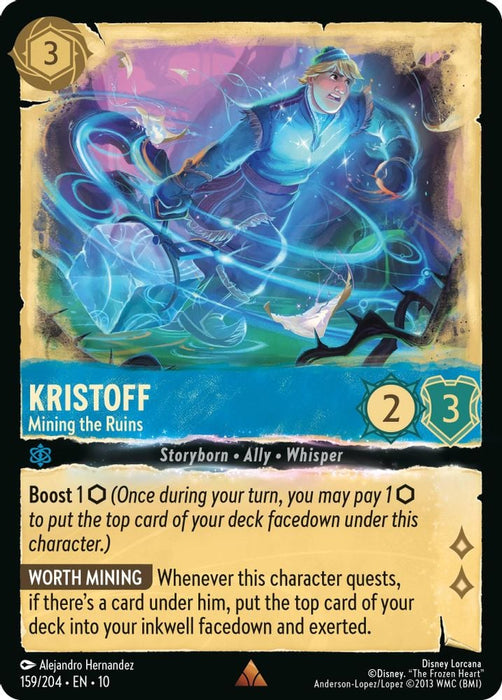 Kristoff - Mining the Ruins (#159/204) (Whispers in the Well) Near Mint Holofoil
