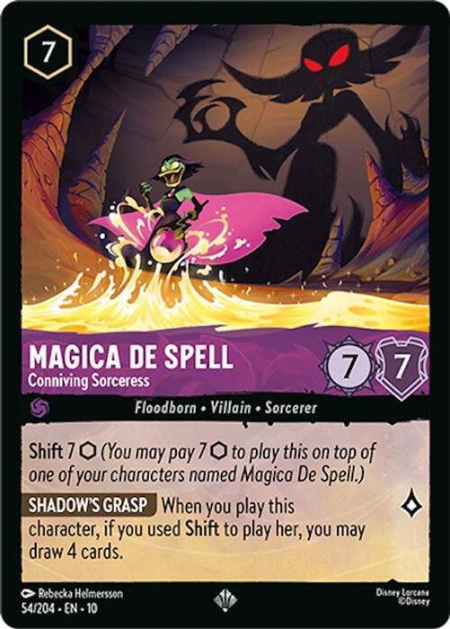 Magica De Spell - Conniving Sorceress (#54/204) (Whispers in the Well) Near Mint