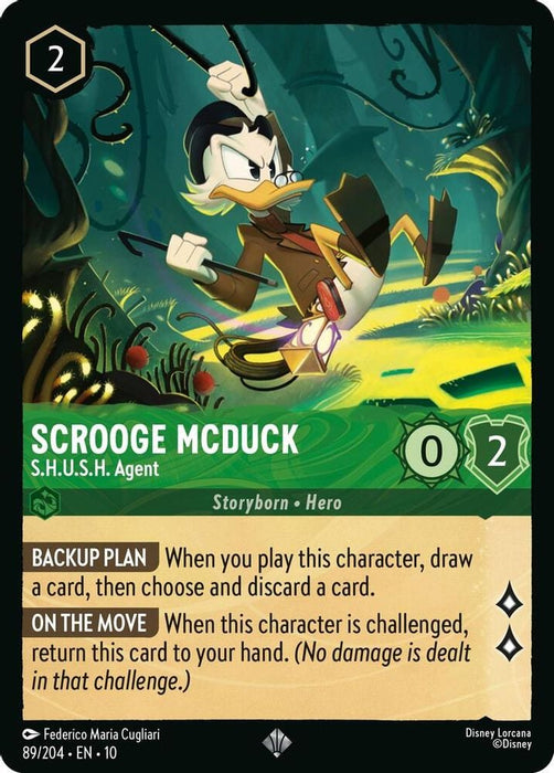 Scrooge McDuck - S.H.U.S.H. Agent (#89/204) (Whispers in the Well)