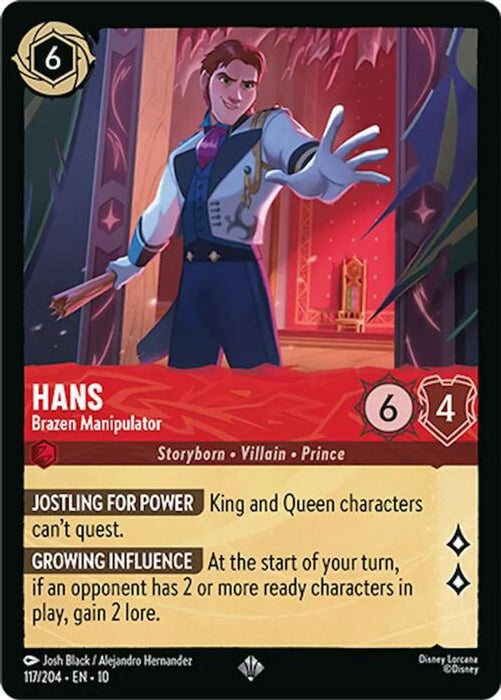 Hans - Brazen Manipulator (#117/204) (Whispers in the Well)