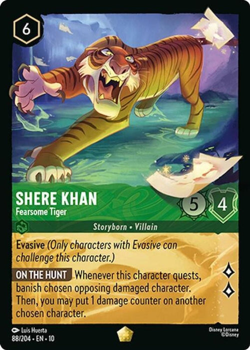 Shere Khan - Fearsome Tiger (#88/204) (Whispers in the Well) Near Mint