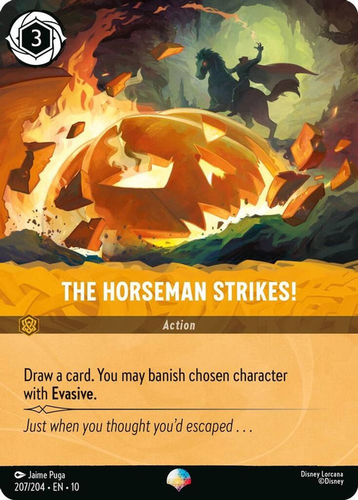 The Horseman Strikes! (Epic) (#207/204) (Whispers in the Well) Near Mint Holofoil