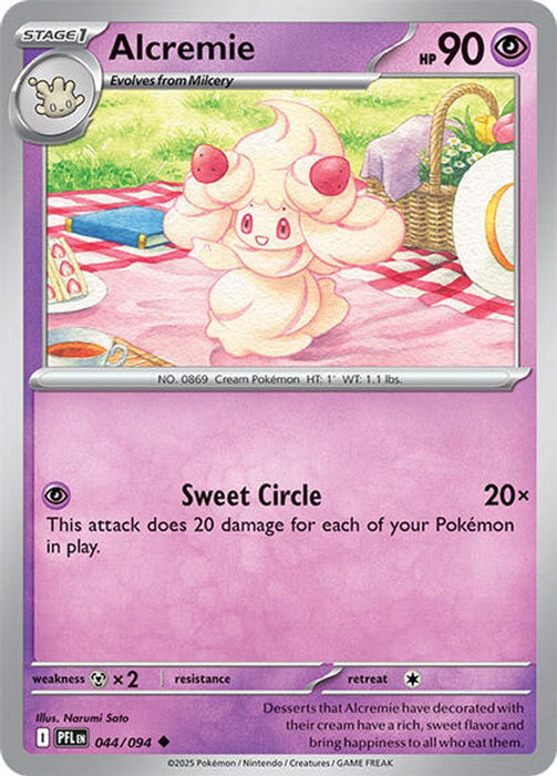 Alcremie (#044/094) (ME02: Phantasmal Flames) Near Mint Reverse Holofoil