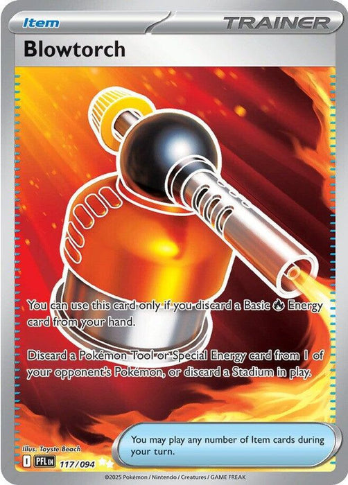 Blowtorch 117 094 (#117/094) (ME02: Phantasmal Flames) Near Mint Holofoil