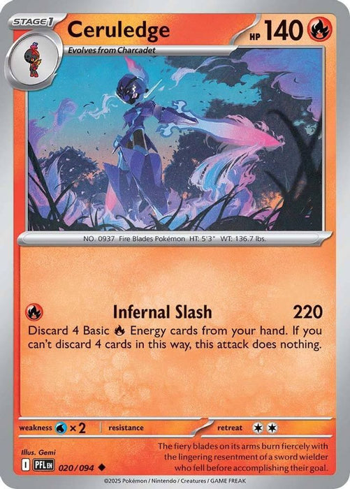 Ceruledge (#020/094) (ME02: Phantasmal Flames)