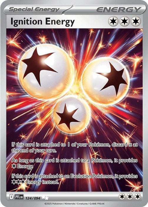 Ignition Energy (#124/094) (ME02: Phantasmal Flames) Near Mint Holofoil