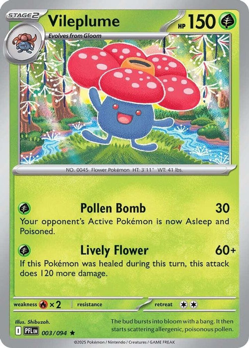 Vileplume (#003/094) (ME02: Phantasmal Flames)