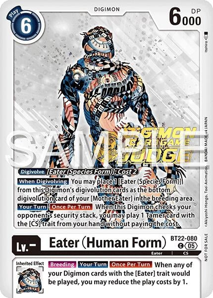 Image for Eater (Human Form) (Judge Pack 2025 Wave 2) (BT22-080 C) - Digimon Card Game