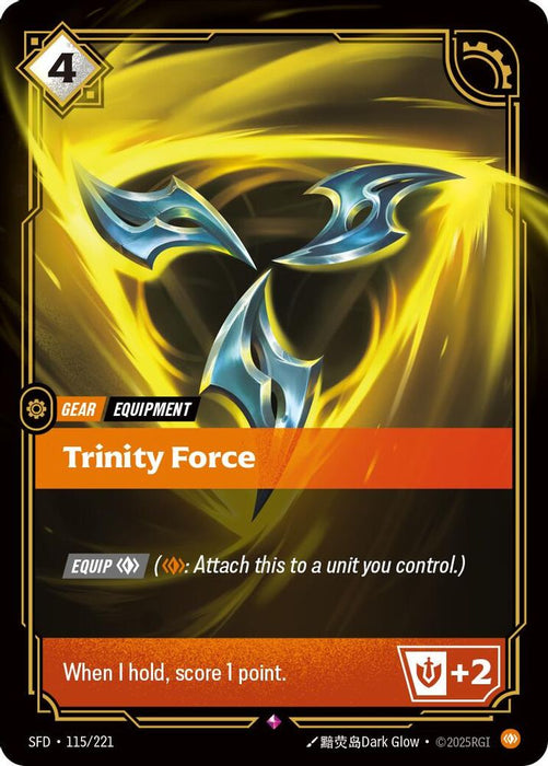 Trinity Force (#115/221) (Spiritforged) Near Mint Foil