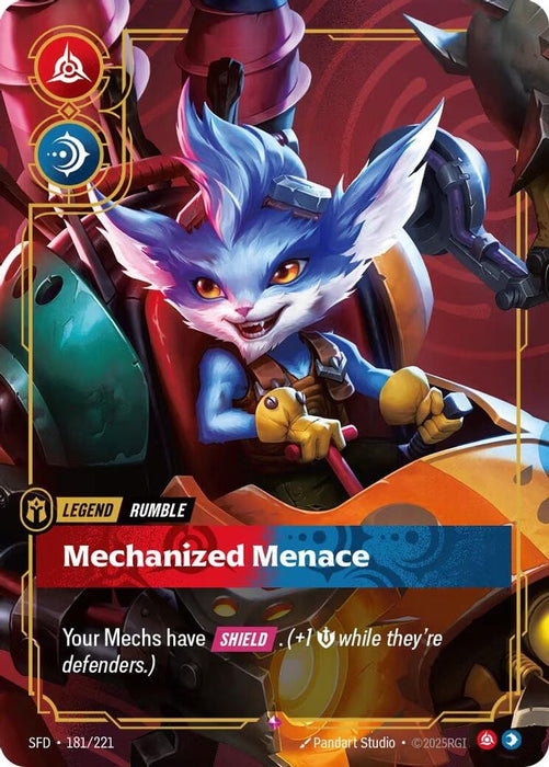 Rumble - Mechanized Menace (#181/221) (Spiritforged) Near Mint Foil