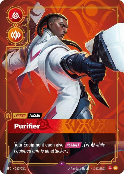 Lucian - Purifier (#183/221) (Spiritforged) Near Mint Foil