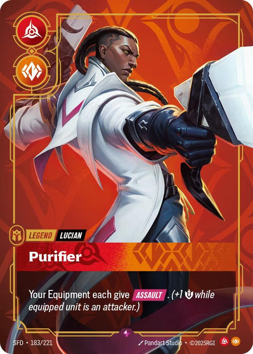 Image for Lucian - Purifier (183/221) [Spiritforged] - Riftbound: League of Legends Trading Card Game