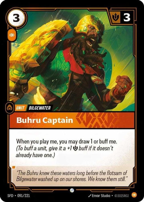 Buhru Captain (#091/221) (Spiritforged) Near Mint Foil
