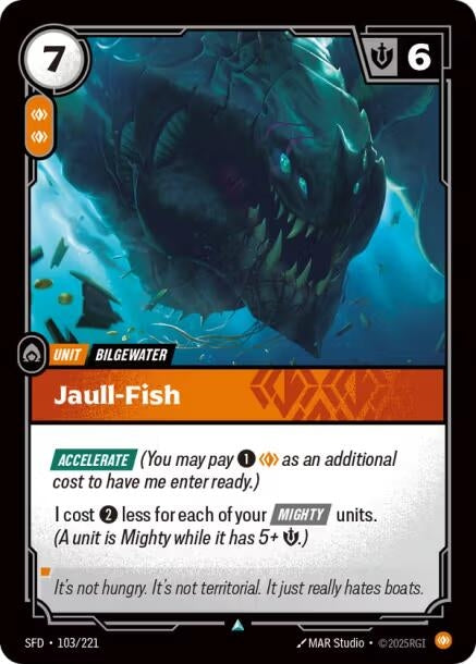 Image for Jaull-Fish (103/221) [Spiritforged] - Riftbound: League of Legends Trading Card Game