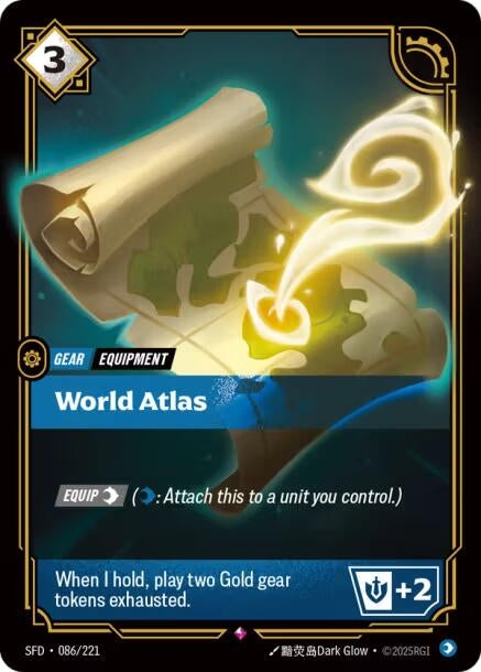 Image for World Atlas (086/221) [Spiritforged] - Riftbound: League of Legends Trading Card Game