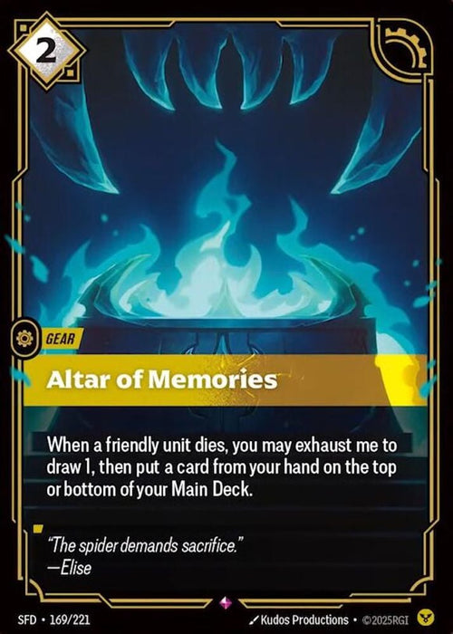 Altar of Memories (#169/221) (Spiritforged) Near Mint Foil