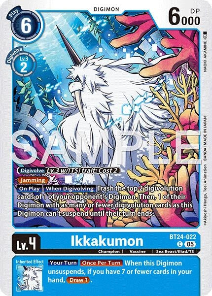 Image for Ikkakumon (BT24-022 C) - Digimon Card Game