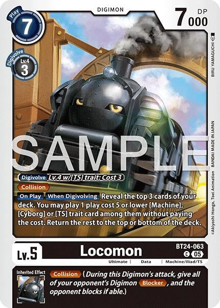 Image for Locomon (BT24-063 C) - Digimon Card Game