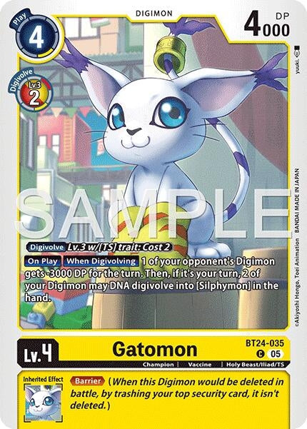 Image for Gatomon (BT24-035 C) - Digimon Card Game