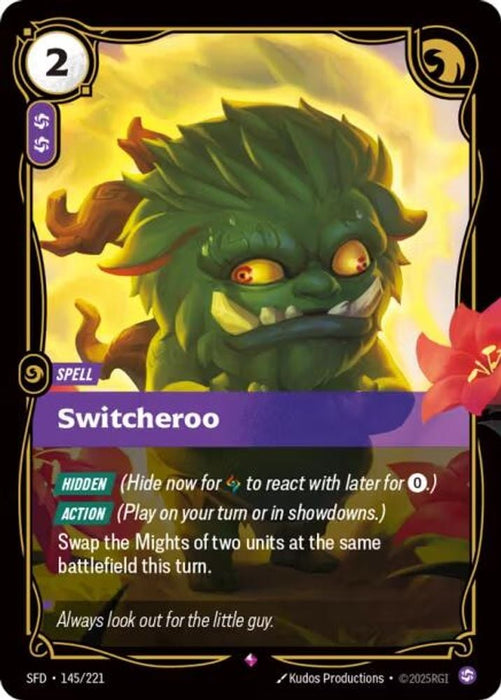 Switcheroo (#145/221) (Spiritforged) Near Mint Foil