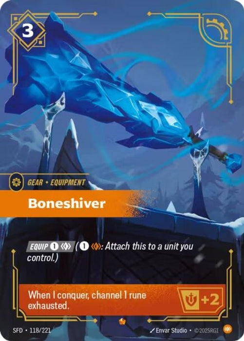 Boneshiver (#118/221) (Spiritforged) Near Mint Foil