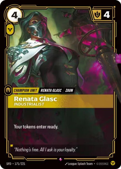 Renata Glasc - Industrialist (#171/221) (Spiritforged) Near Mint Foil