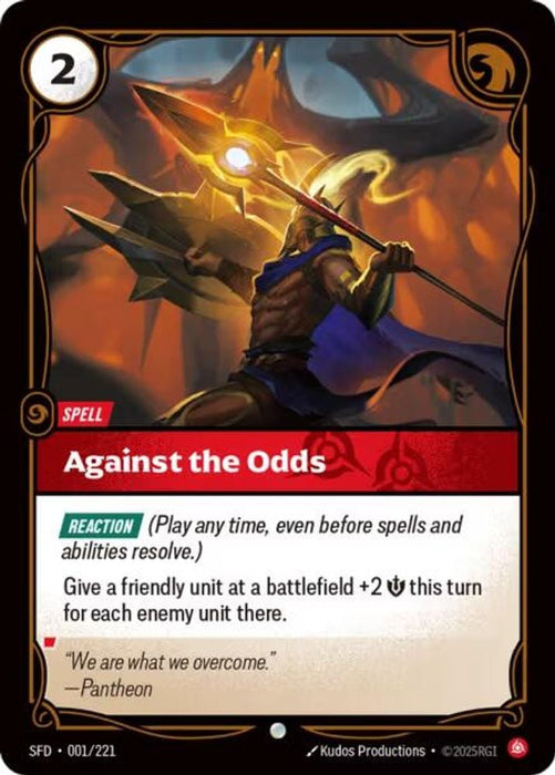 Against the Odds (#001/221) (Spiritforged)