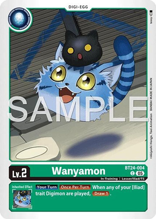 Wanyamon (#BT24-004 C) (Time Stranger) Near Mint