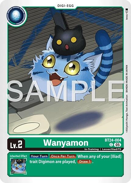 Image for Wanyamon (BT24-004 C) - Digimon Card Game