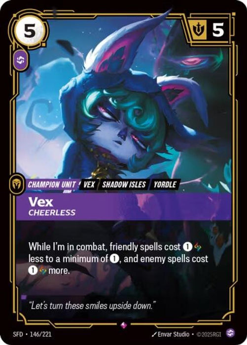 Vex - Cheerless (#146/221) (Spiritforged) Near Mint Foil