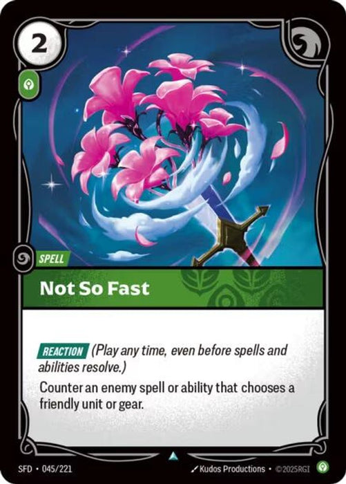 Not So Fast (#045/221) (Spiritforged) Near Mint