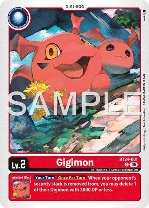 Gigimon (#BT24-001 C) (Time Stranger) Near Mint