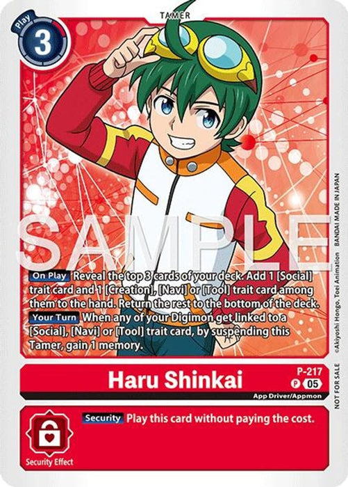 Haru Shinkai (Official Store Tournament 2026 Vol. 1) (#P-217 P) (Digimon Promotion Cards)