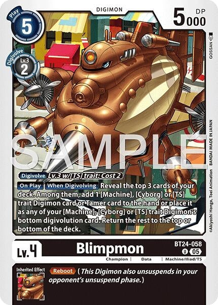 Image for Blimpmon (BT24-058 U) - Digimon Card Game